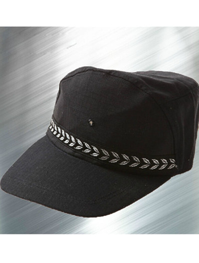 保安服配件作訓帽保安帽正品黑色配發小區物業通用
